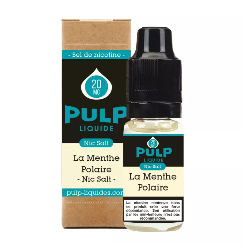 Pulp Nic salt La Menthe Polaire 10ml - BE Vapitex Maroc