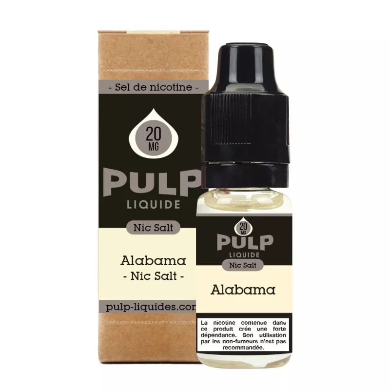 Pulp Nic Salt Alabama 10ml - BE Vapitex Maroc