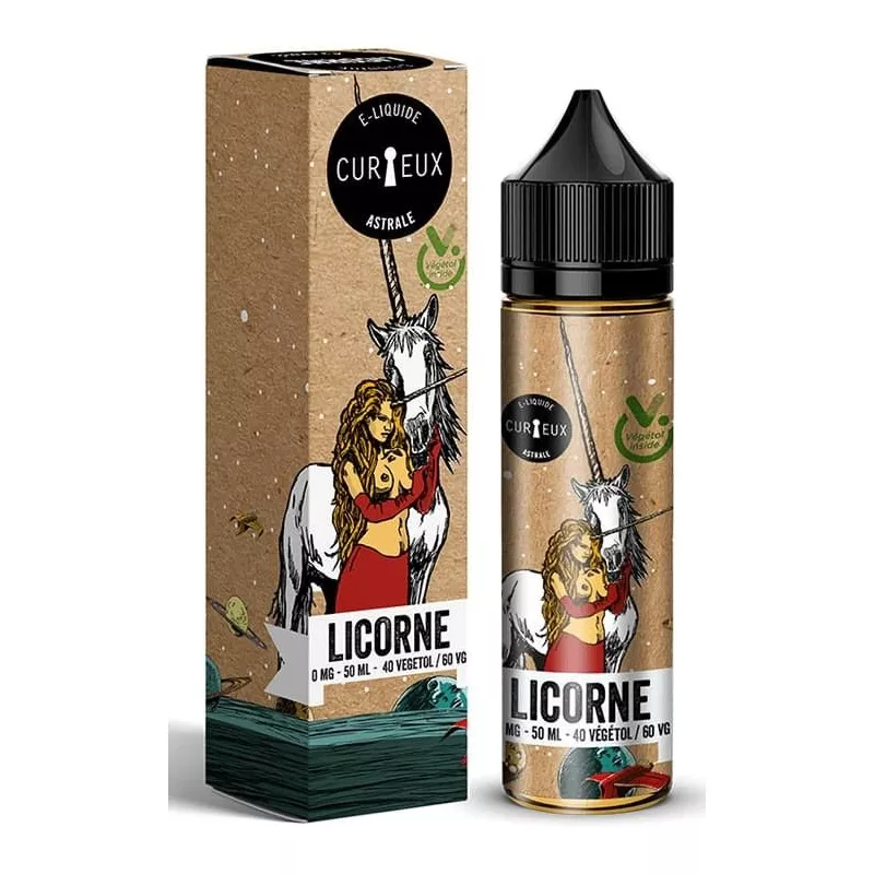 Astrale - Licorne 00MG/50ML - ZHC - By Curieux Vapitex Maroc