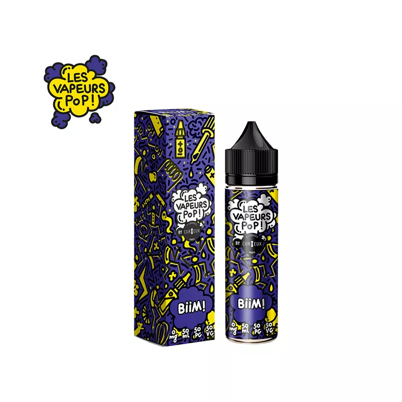 Les Vapeurs Pop - Biim  00MG/50ML - by Curieux Vaprotex SARL Maroc