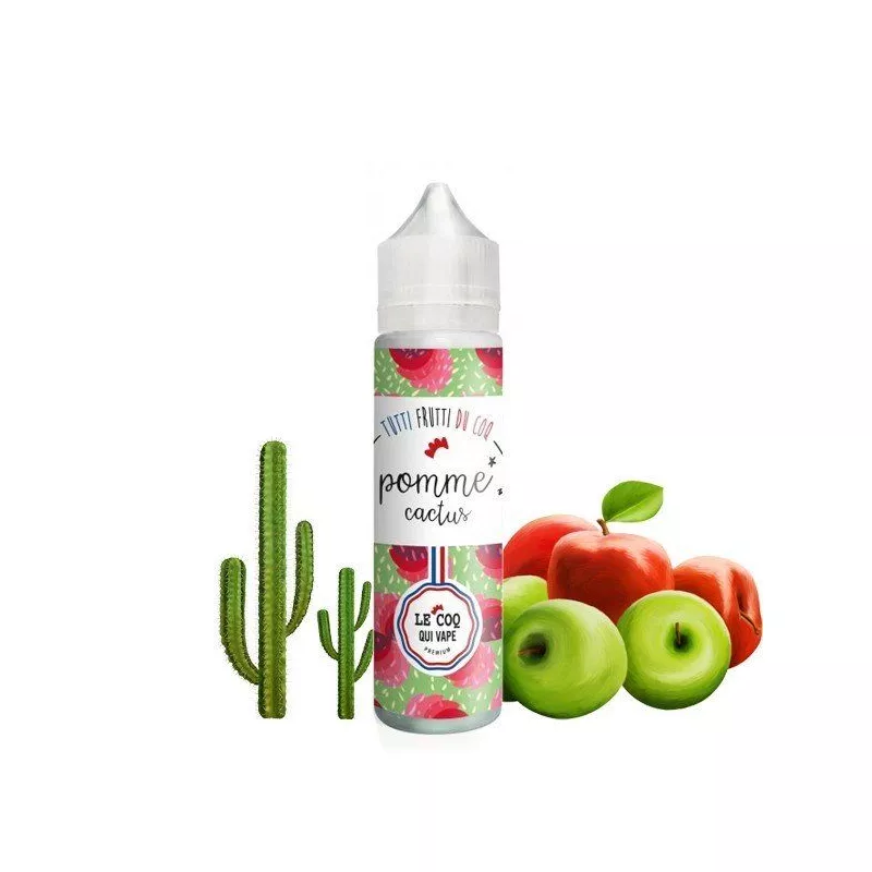 Le Coq qui Vape - Pomme Cactus 00MG/50ml Tutti Frutti Vaprotex SARL Maroc