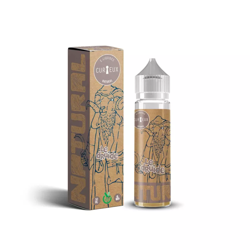 Curieux Natural - LE DRUIDE 00MG/50ML- ZHC By Curieux Vapitex Maroc