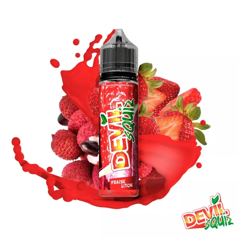 AVAP - DEVIL SQUIZ - Fraise Litchi 00MG/50ml - ZHC Vapitex Maroc