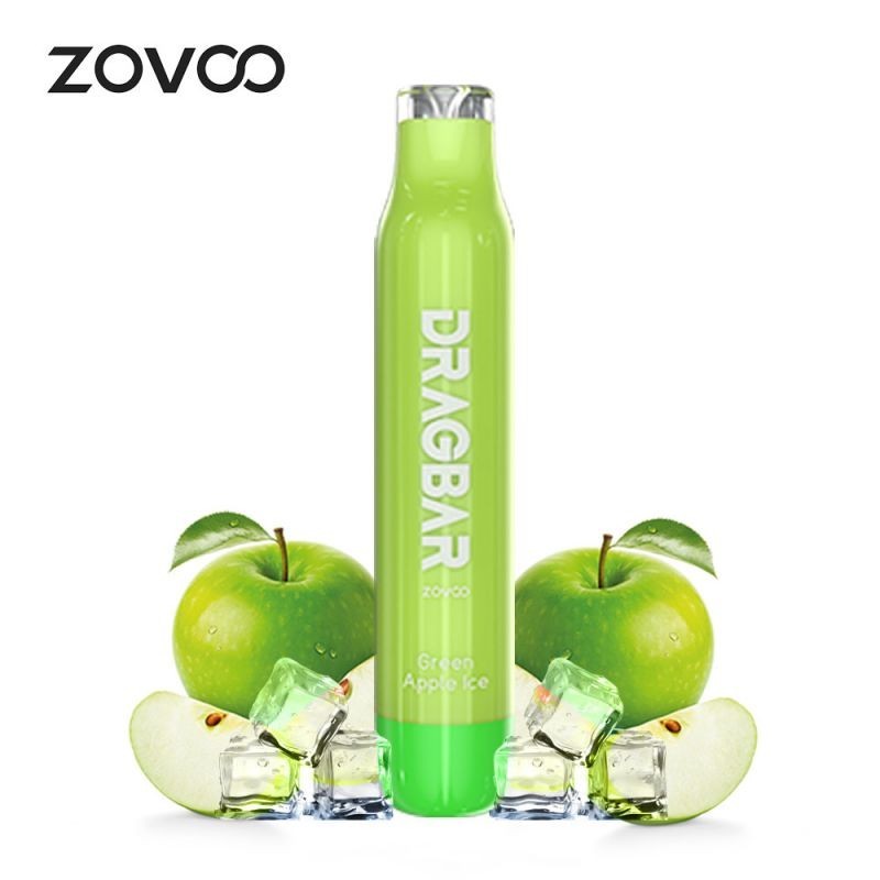 Puff - Green Apple Ice 2ml (600 Puffs) - ZoVoo Vapitex Maroc