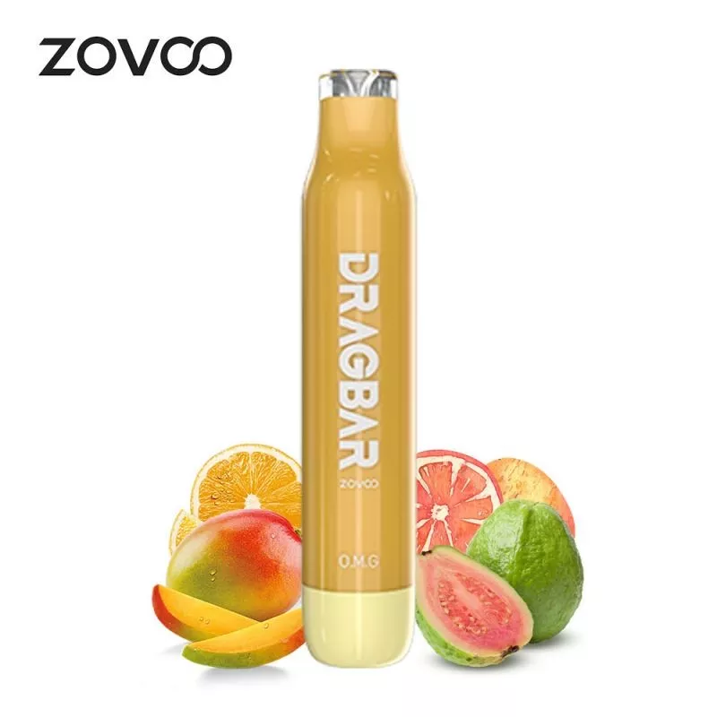 Puff -  Orange, Mangue et Goyave 2ml (600 Puffs) - ZoVoo Vapitex Maroc