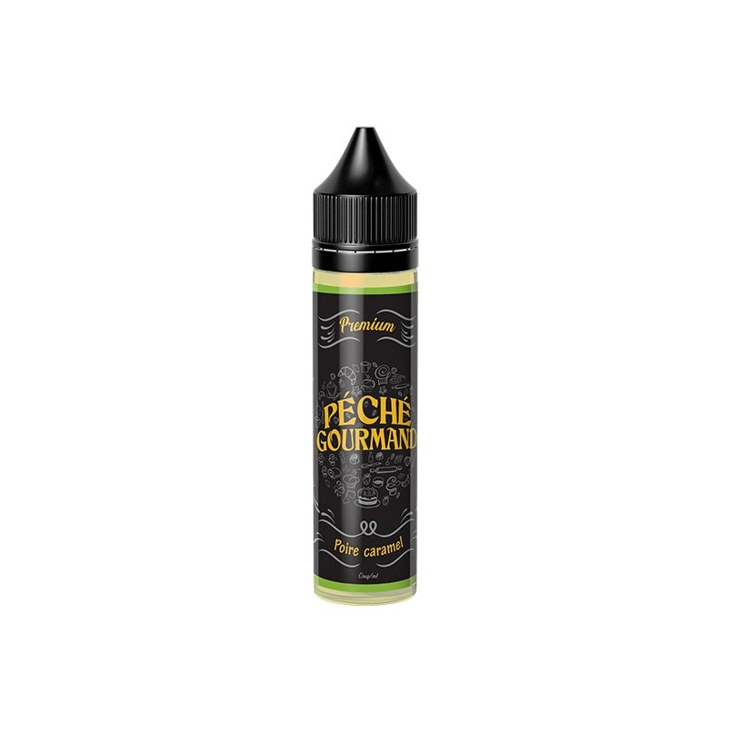 Péché Gourmand - POIRE CARAMEL 50ML - O'Jlab Vapitex Maroc