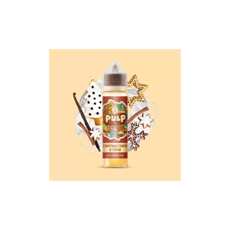 Pulp Kitchen - Christmas Cookie & Cream - 50 ml - 00mg/ZHC Vapitex Maroc