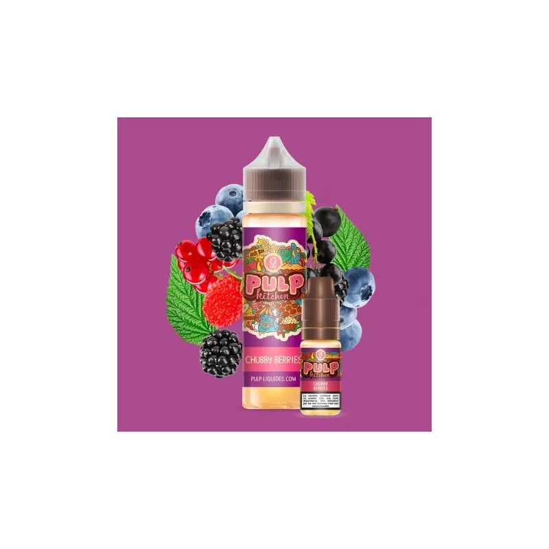 Pulp Kitchen - Chubby Berries 60ML - Pack Vapitex Maroc