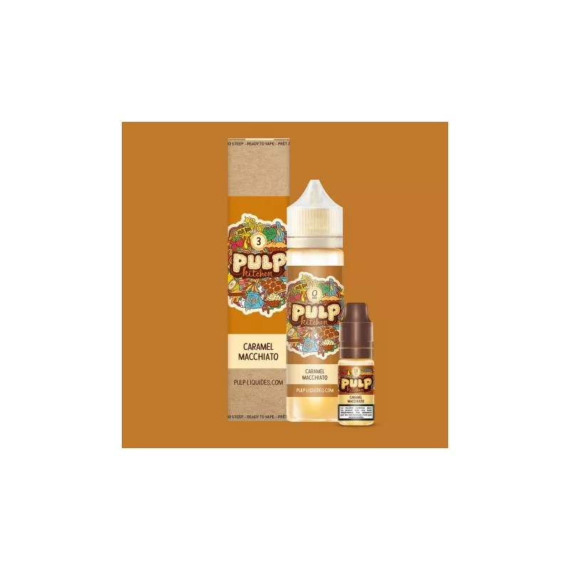 Pulp Kitchen - Caramel Macchiato 60ML - Pack Vapitex Maroc
