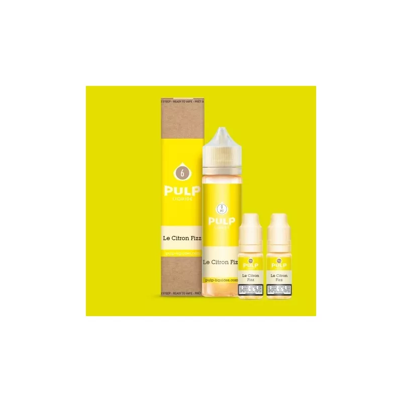 Pulp - LE CITRON FIZZ 60ML - Pack Vapitex Maroc