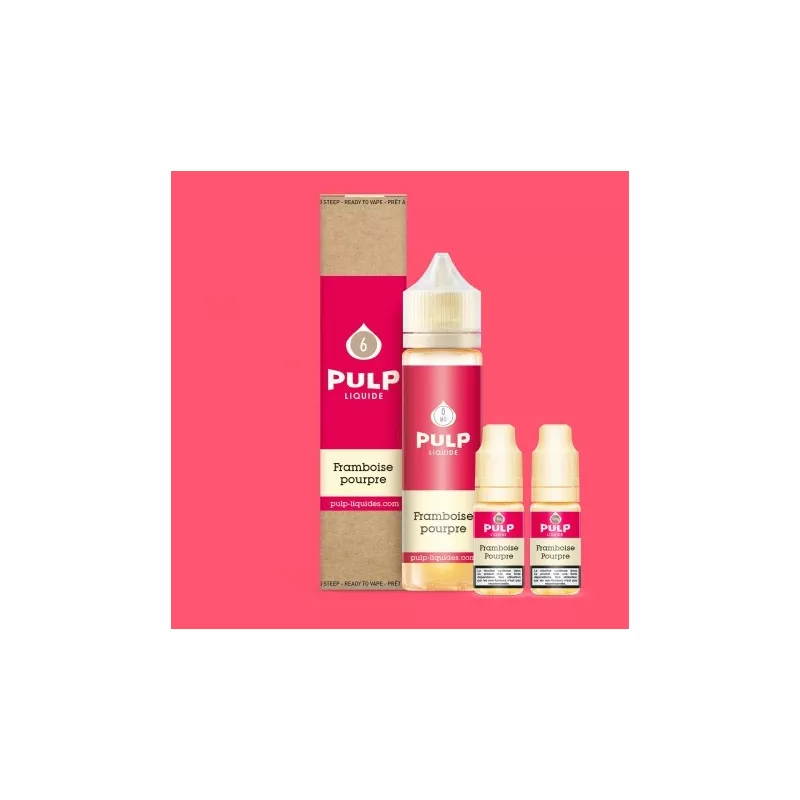 Pulp - Framboise Pourpre 60ML - Pack Vapitex Maroc