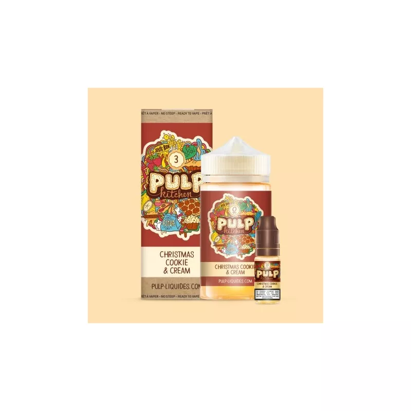 Pulp Kitchen - Christmas Cookie & Cream 200ML - Pack Vapitex Maroc