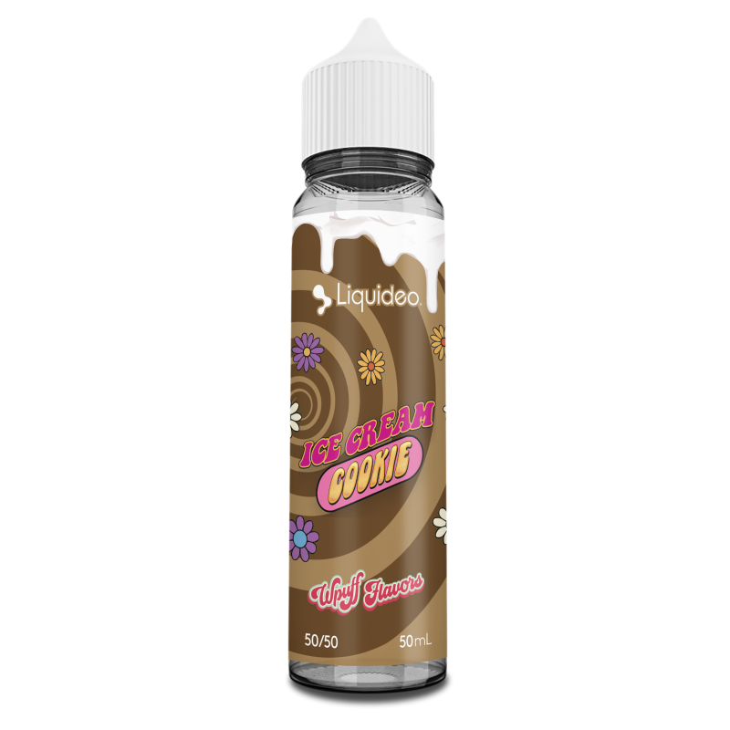 Wpuff Flavors - Ice Cream Cookie 00MG/50ML - Liquideo Vapitex Maroc