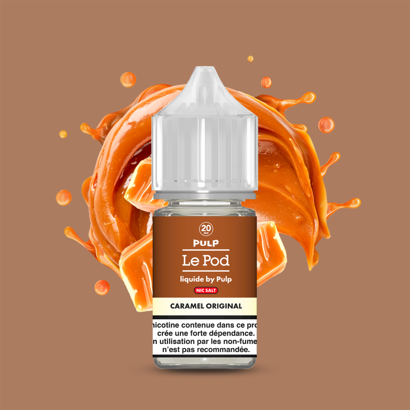 Le Pod Liquide Caramel Original - 30ml Vapitex Maroc